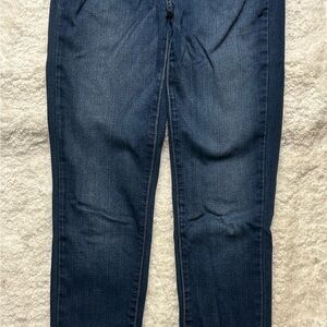 PAIGE Verdugo Ultra Skinny Dark Blue Straight Leg Jeans